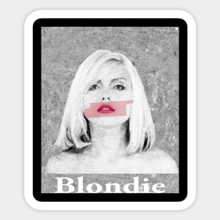 blondie Halftone Art Sticker